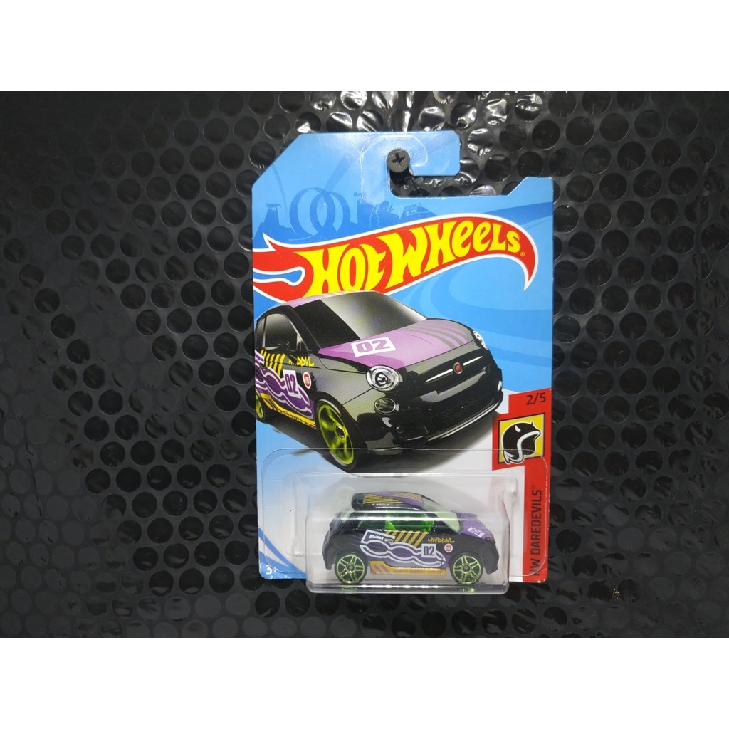 Hot Wheels Mô Hình Đồ Chơi Xe Hơi Fiat 500 Black 2018