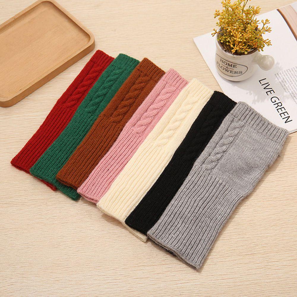 Găng Tay Len Dài Hở Ngón MIHAN1