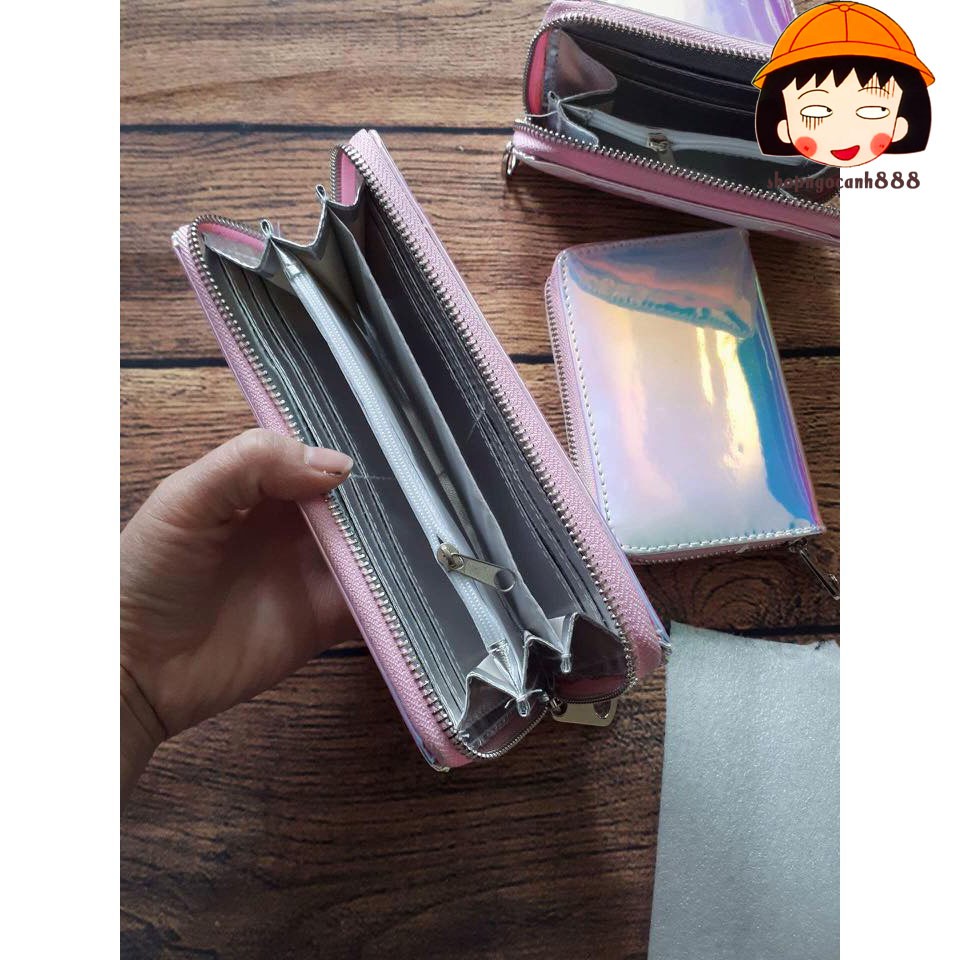[ẢNH THẬT FULL SIZE] Bóp Ví Bóng Hologram Siêu Cá Tính Cực Chất Dùng Thả Phanh Quăng Quật Vô Tư! | BigBuy360 - bigbuy360.vn