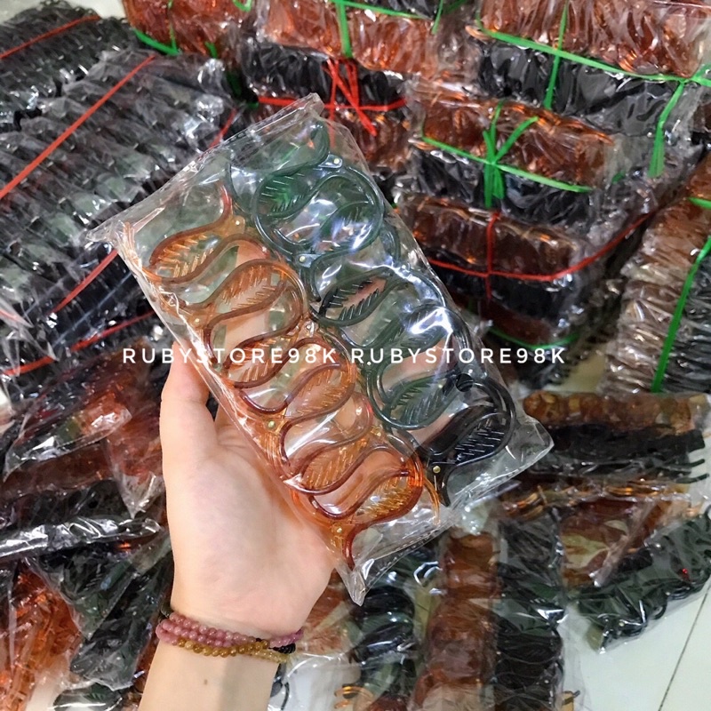 Set 12 kẹp tóc càng cua 3 răng 5 răng giá rẻ hàng đẹp