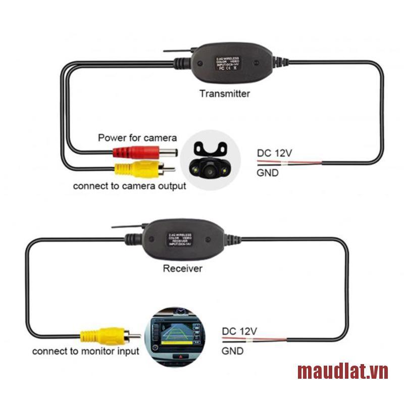 Camera Chiếu Hậu Không Dây Kết Nối Wifi 2.4ghz Dc 12v