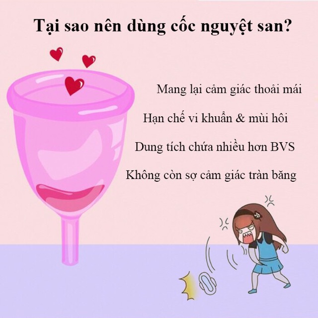 Cốc nguyệt san Pharma cup hàng nội địa Pháp [ tặng 5 viên tiệt trùng Milton và túi vải]