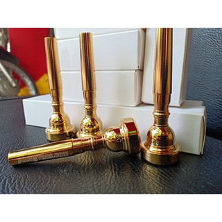 Búp kèn kim loại trumpet màu vàng 3c
