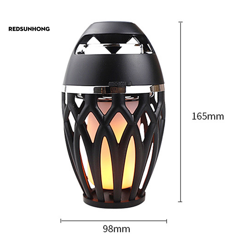 [RSH.z] Loa Bluetooth Nhẹ Nhàng Có Đèn LED Hình Ngọn Lửa Trang Trí Tiệc Tùng