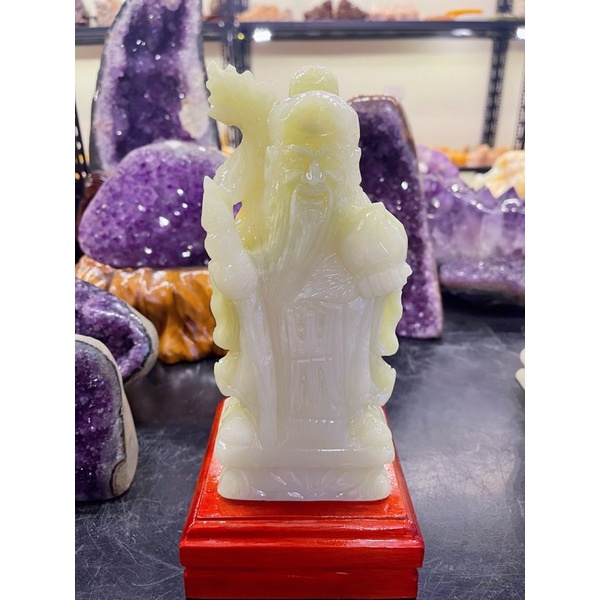 Bộ Tượng Tam Đa Phúc Lộc Thọ Đá Ngọc Hoàng Long &amp; Đá Ngọc Onyx Xanh