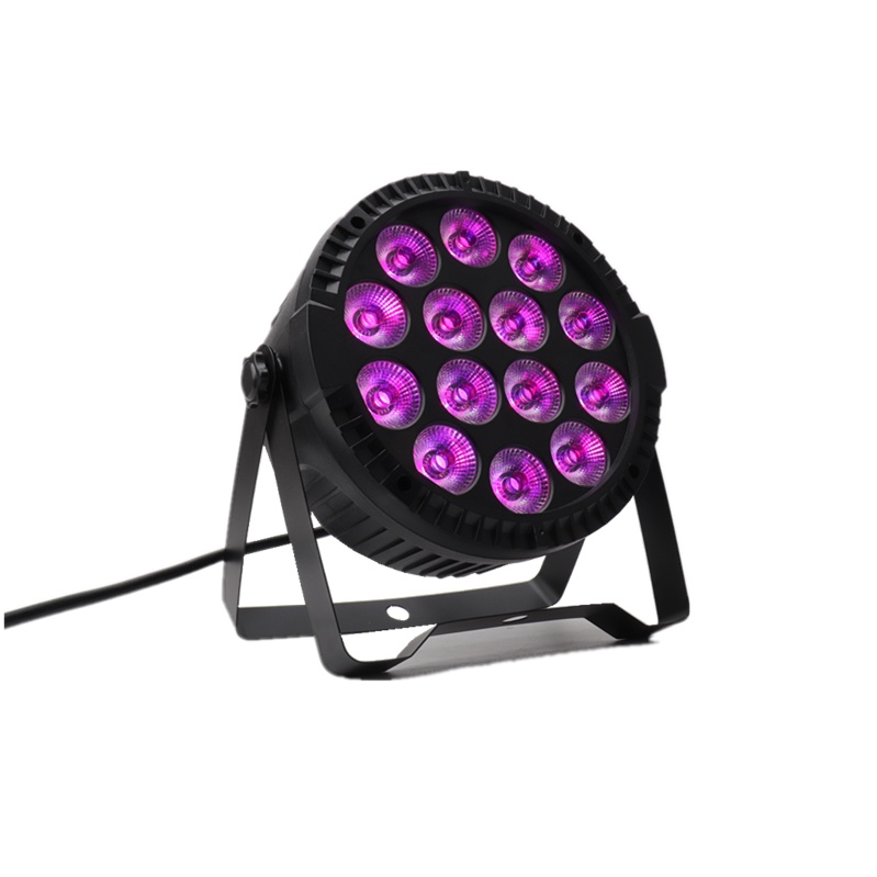 Remote control, 14 Leds RGBW  4in 1 RGB Led flat par,led par light
