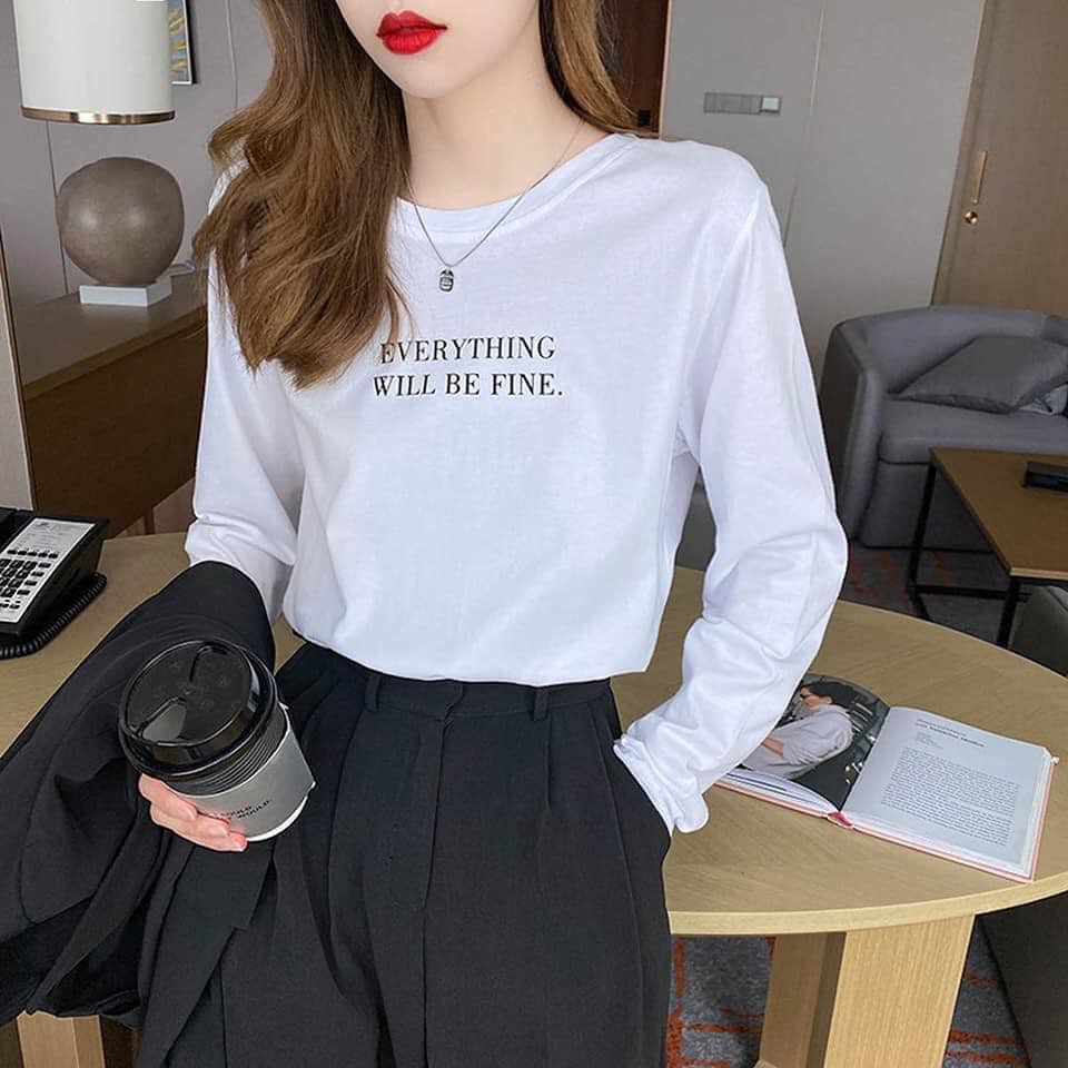 Áo thu đông dài tay nữ