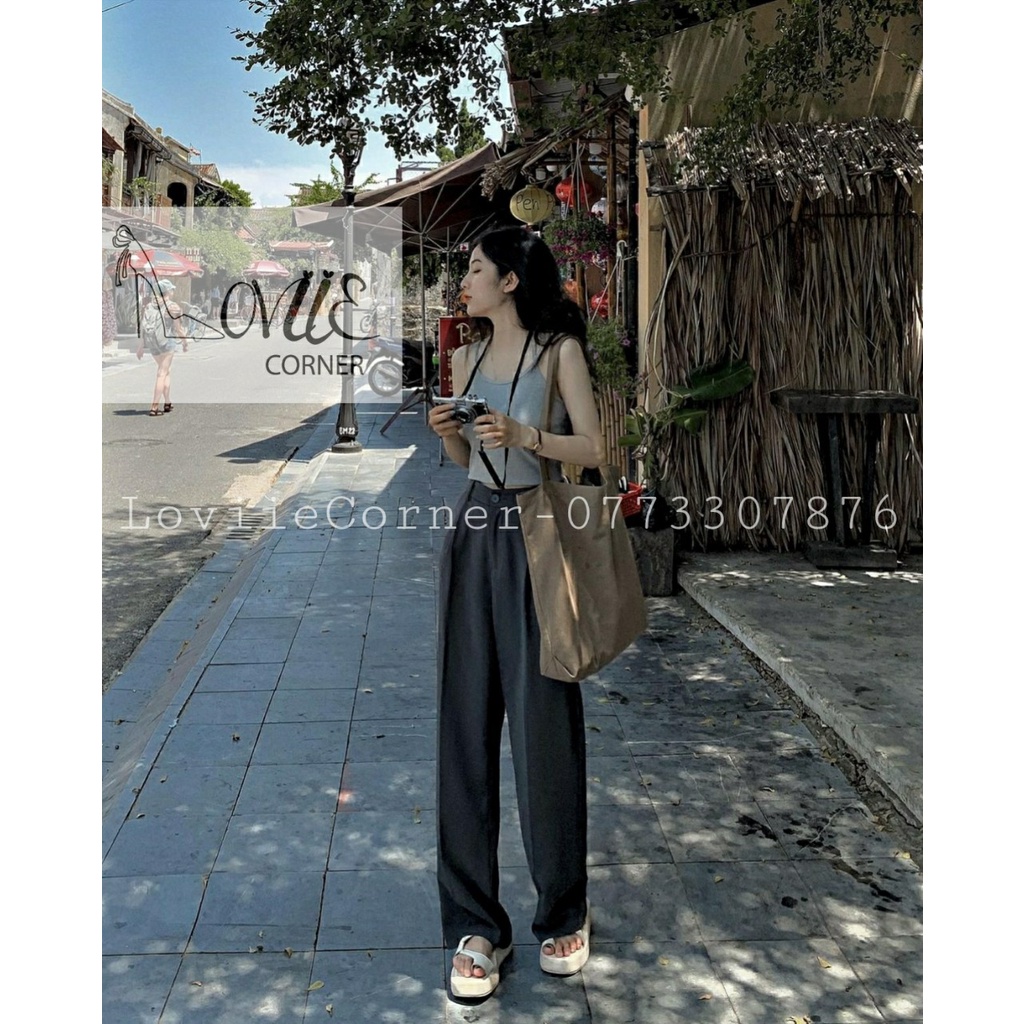 DÉP XUỒNG LOVIIECORNER - DÉP NỮ THỜI TRANG QUAI MẢNH KẸP ĐẾ BẰNG NỮ TÍNH 2 PHÂN D220349