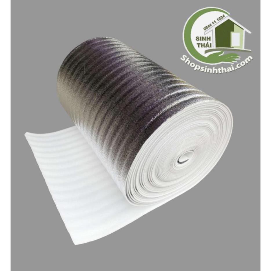 Tấm bọc cách nhiệt - xốp bạc PE foam  - [ 1 mét x khổ 1m ] - Xốp chống nóng, chống thấm -dày 3ly, 5ly, 10ly -chọn độ dày