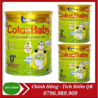 Sữa Non ColosBaby IQ Gold 0+/1+/2+, 800gr DATE MỚI (Tích Điểm QR)