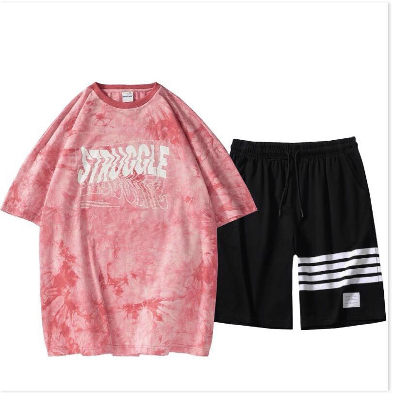 SET BỘ ĐỒ THUN HÈ NGẮN THỂ THAO CỰC CHẤT THỜI TRANG KME FASHION