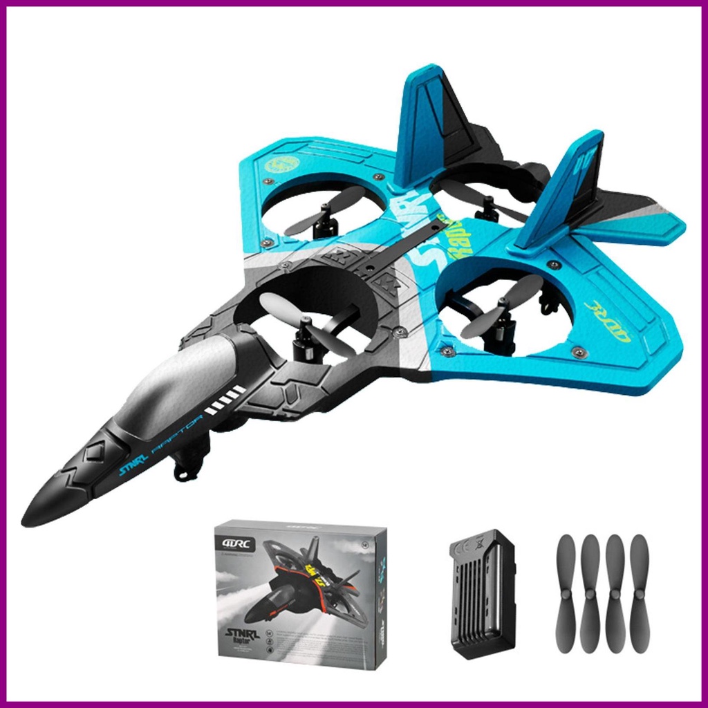 Máy Bay RC 6 Kênh Đồ Chơi Mạnh Mẽ 4 Động Cơ Cuộn pexu2vn