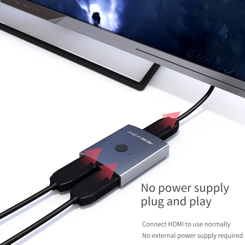 Bộ Chuyển Đổi HDMI 2.0 4k 1 Trong 2 Ngoài / 2 Trong 1 Cho Ps4 Sang Xbox360