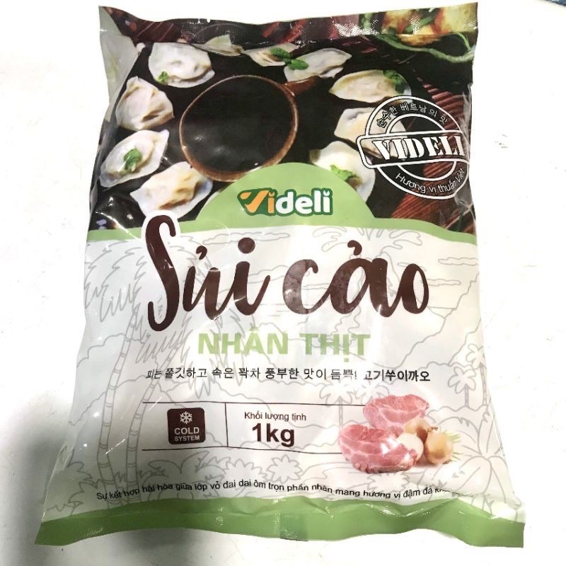 [ NOWSHIP SIÊU TỐC ] Sủi cảo nhân thịt gói 1kg ( CHỈ SHIP NỘI THÀNH HÀ NỘI )