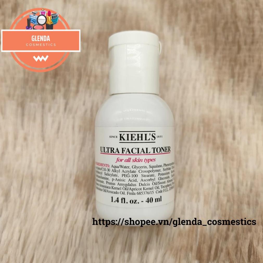 Toner cấp ẩm chuyên sâu Kiehls ultra facial mini 40ml