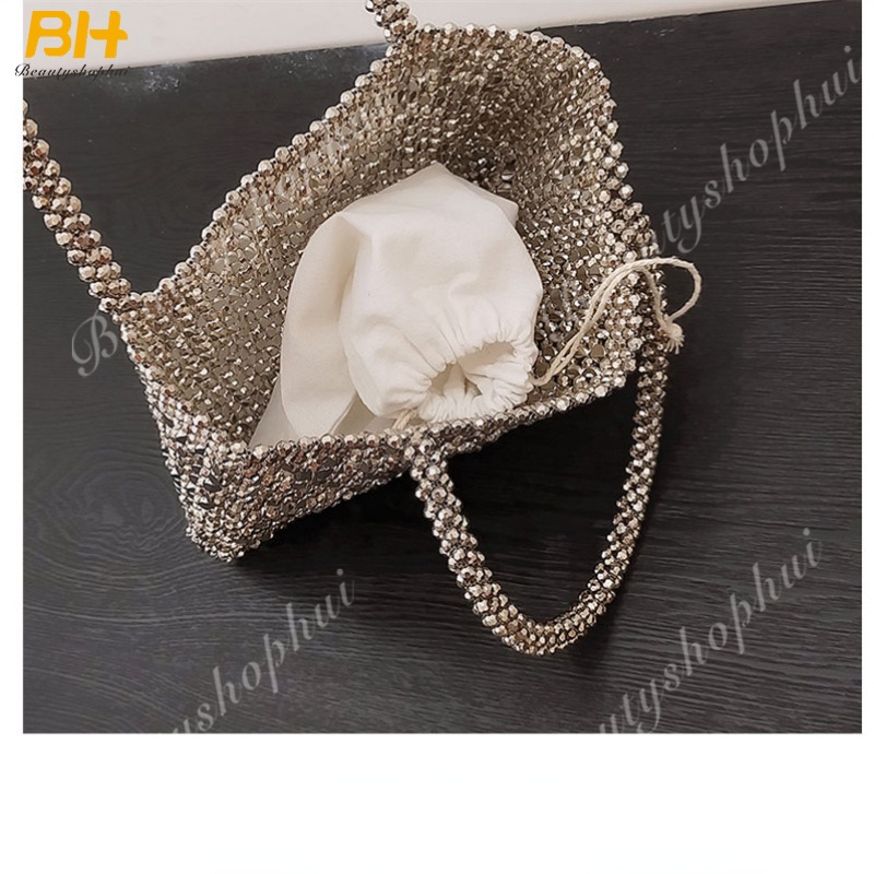 Túi Xách Đính Kim Sa Phong Cách Cổ Điển Thanh Lịch Dành Cho Nữ