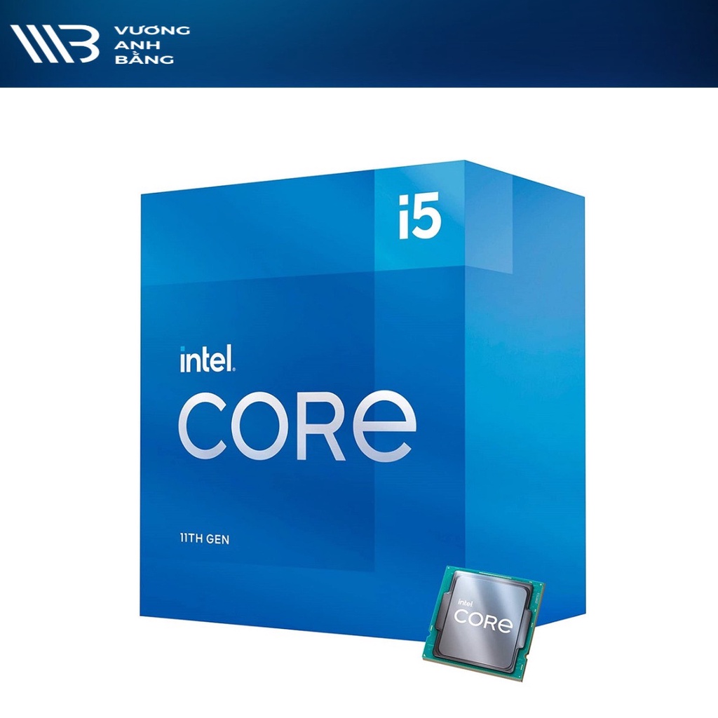 CPU Intel Core i5-11400 (2.6GHz turbo up to 4.4Ghz, 6 nhân 12 luồng, 12MB Cache, 65W) - Socket Intel LGA 1200