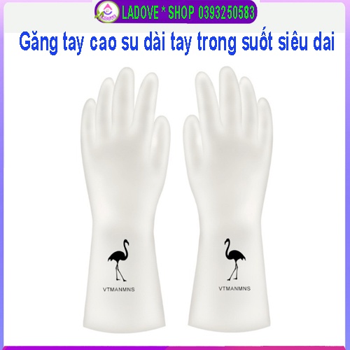 Găng Tay Cao Su Siêu Dai Siêu Bền Hình Hươu Hạc