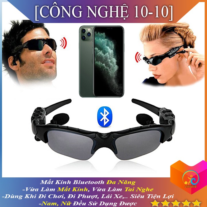 Kính Mát Nam BLuetooth 4.1 nghe nhạc, gọi điện thoại khi lái xe TL779 Noproblemsok