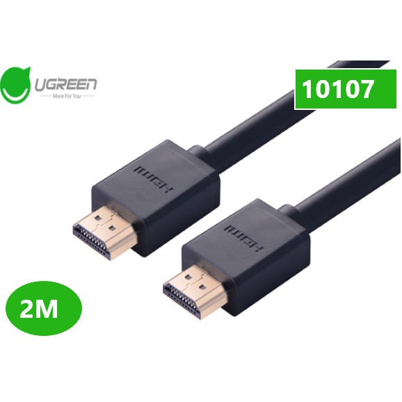 Cáp HDMI dài 2M hỗ trợ 3D, 4K*2K full HD 1080 Ugreen 10107