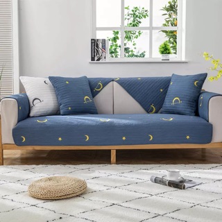 Bọc sofa cotton thêu mới 706 size 70*70cm
