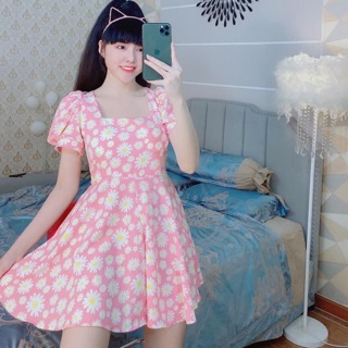 Đầm hoa cúc, hoa nhí siêu xinh HANA243