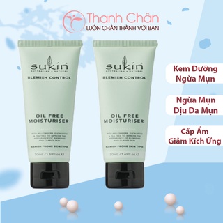Sukin Kem Dưỡng Ẩm Ngừa Mụn Blemish Control Oil Free Moisturiser 50ml