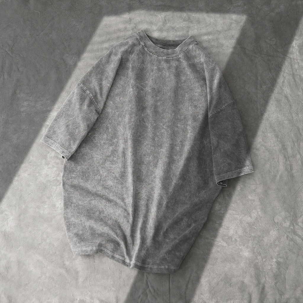 Áo thun wash X WEAR form rộng tay lỡ oversite XW01