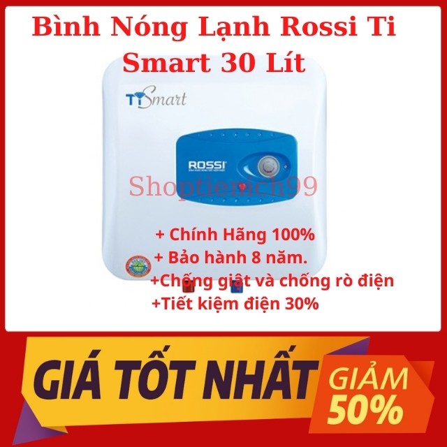 Bình Nước Nóng Rossi 15 - 20 - 30 Lít Tráng Men Chống Giật Xuất Xứ Chính Hãng Giá Rẻ Siêu Bền Phù Hợp Mọi Công Trình.