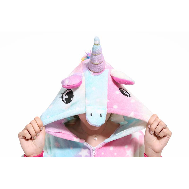 Bộ Đồ Ngủ Kiểu Áo Liền Quần Hình Kỳ Lân Đáng Yêu Dành Cho Nữ