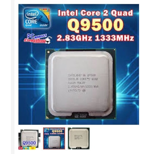 Cpu Q9500 socket 775 cho máy tính để bàn Q6600 Q8400 Q9500