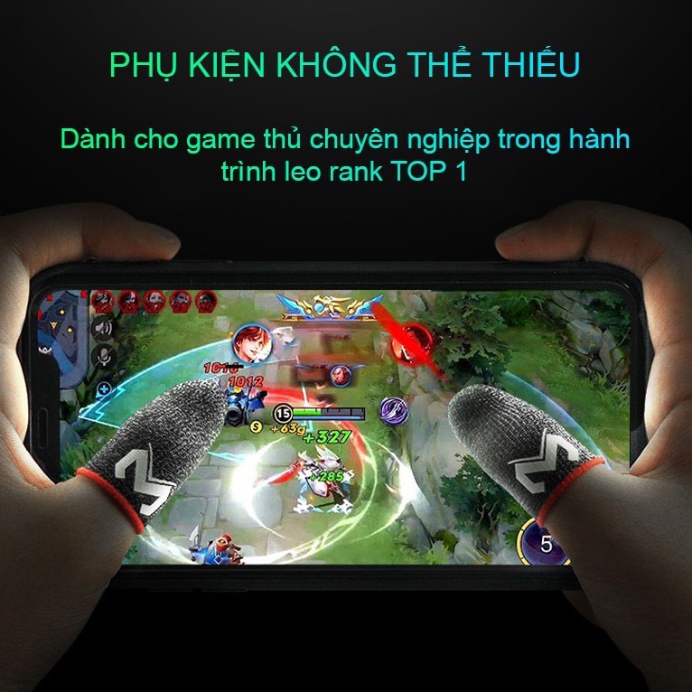 Găng tay chơi game PUBG FF k15 Tốc Chiến Liên Quân Memo HT64 Shalla