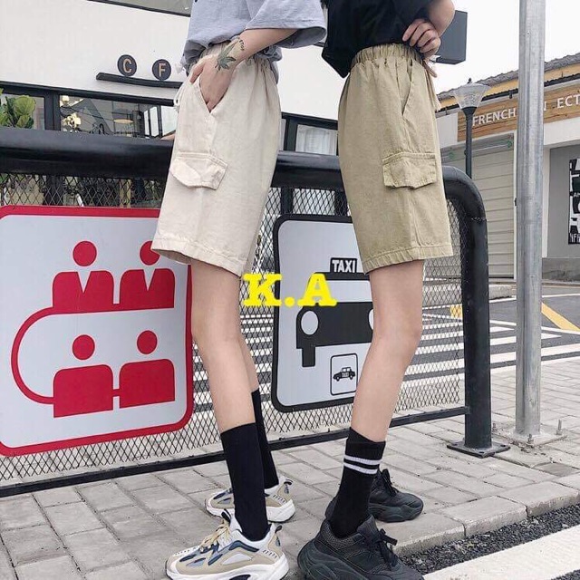 [Mã WASTUP5 giảm 10% tối đa 20K đơn 99K] Quần đùi kaki nắp túi KAY727 | BigBuy360 - bigbuy360.vn