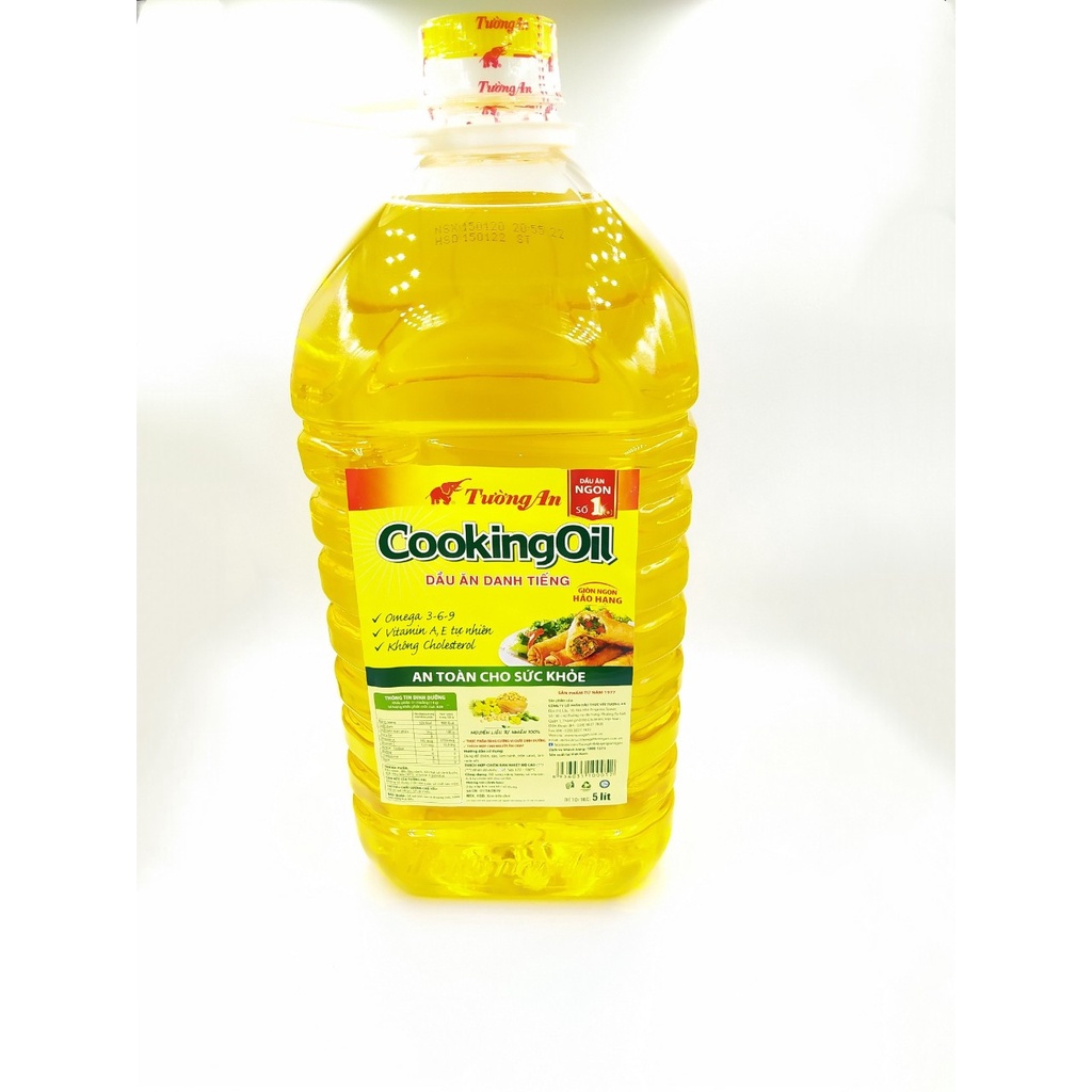 Dầu thực vật Tường An Cooking Oil can 5 lít