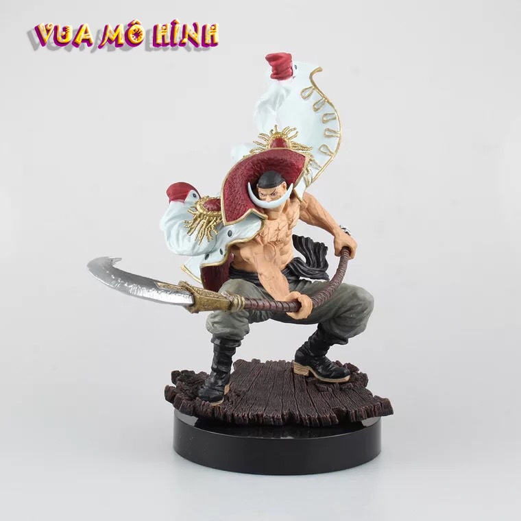 [RẺ VỔ ĐICH] Mô hình One Piece - Figure tứ hoàng Râu trắng trạng thái chiên đấu cao 20cm full BOX