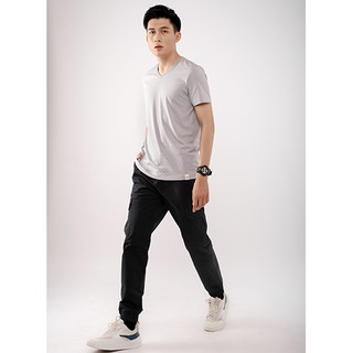 Áo thun basic nam COUPLE TX CỔ TIM MTS 3057