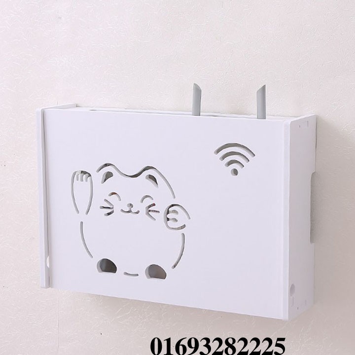 kệ wifi treo tường nhiều họa tiết