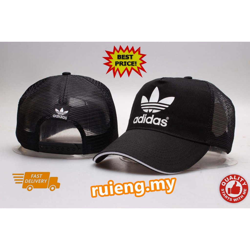 Mũ lưỡi trai Adidas phối lưới phong cách thể thao thời trang cho nam và nữ