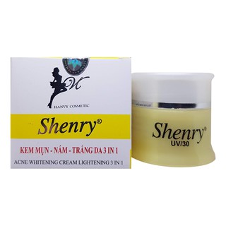 Kem mụn nám trắng da 3 in 1 shenry 10g