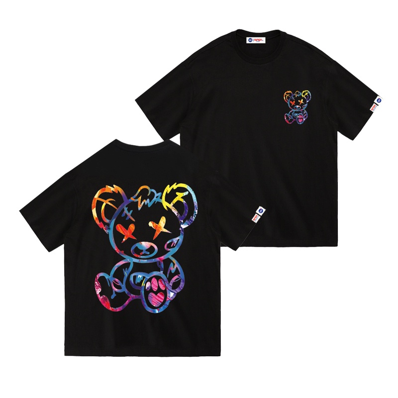 NASA Áo Thun Ngắn Tay Form Rộng Phong Cách Năng Động Trẻ Trung Dành Cho Cả Nam Và Nữ