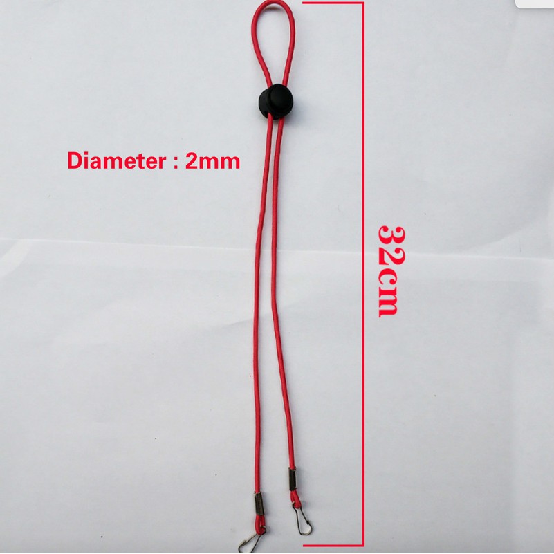 Colourful Adjustable Extension Strap Lanyard for Adult Kids Mask Ear Holder String Anti-Lost Neckband Clip Necklace