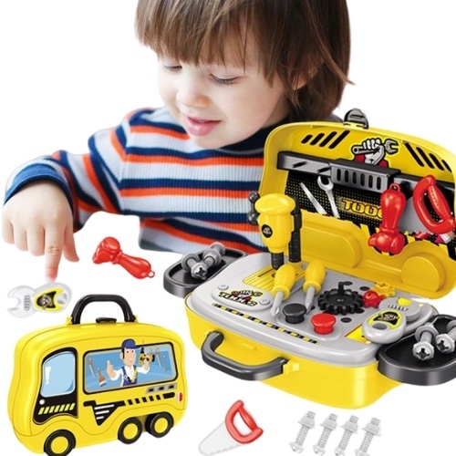 Đồ chơi trí tuệ bộ dụng cụ cơ khí sửa chữa nhà cửa cho bé trai 2 3 4 5 6 7 tuổi, đồ chơi nhập vai cho trẻ em Mumbaby 11