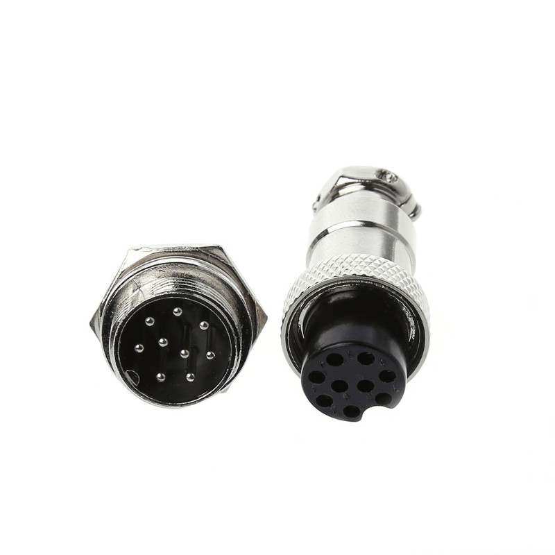 Đầu Nối Dây Điện 16mm 2 / 3 / 4 / 5 / 6 / 8 / 9 Pin Gx16
