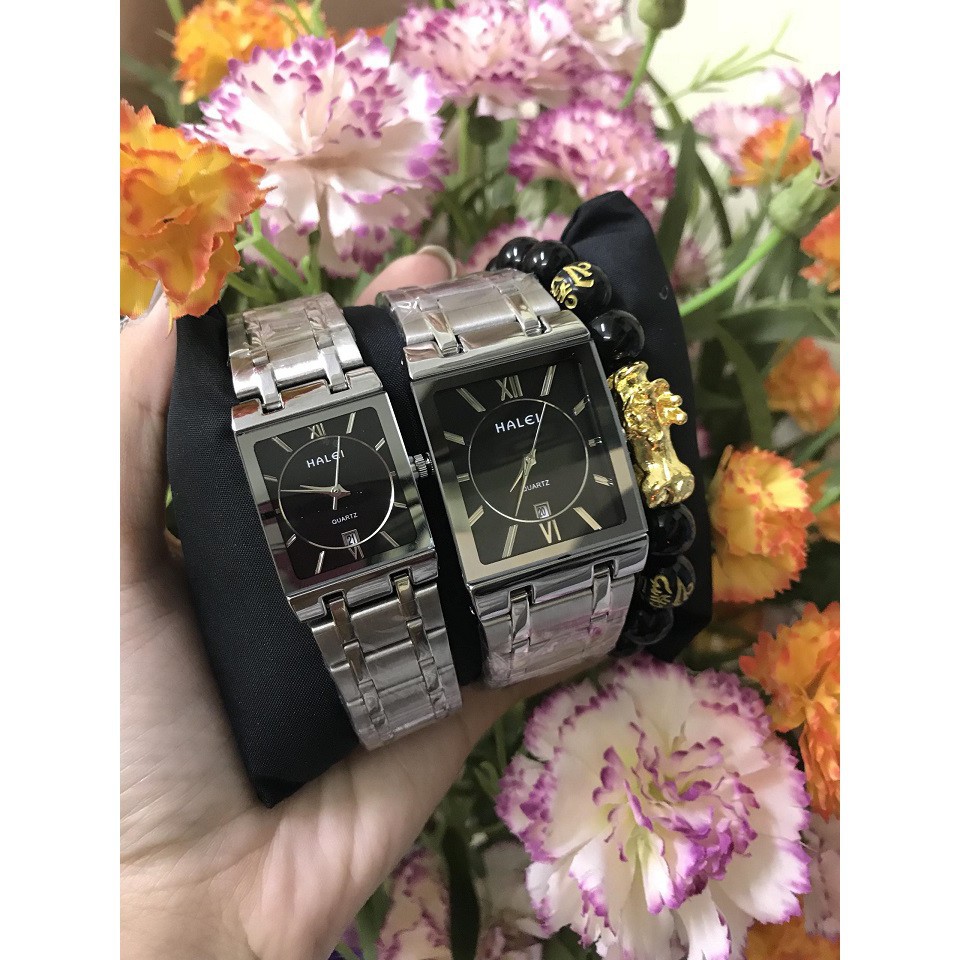 Đồng Hồ Nam HALEI 564M Cao Cấp Mặt Vuông Lịch Lãm + FREE Vòng Phong Thủy | BigBuy360 - bigbuy360.vn
