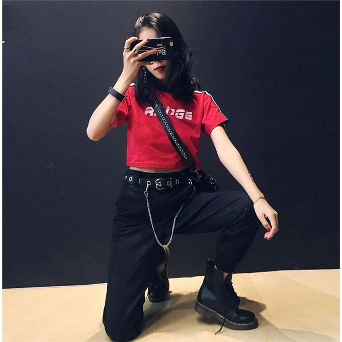 Quần Harem nữ màu trơn dáng rộng phong cách hip hop | BigBuy360 - bigbuy360.vn