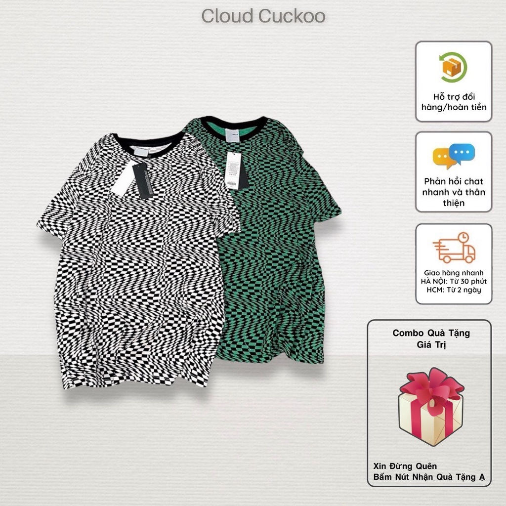 Áo Thun Vân Sóng Chất Tăm Lạnh Full Tag - Mã Số: G21063