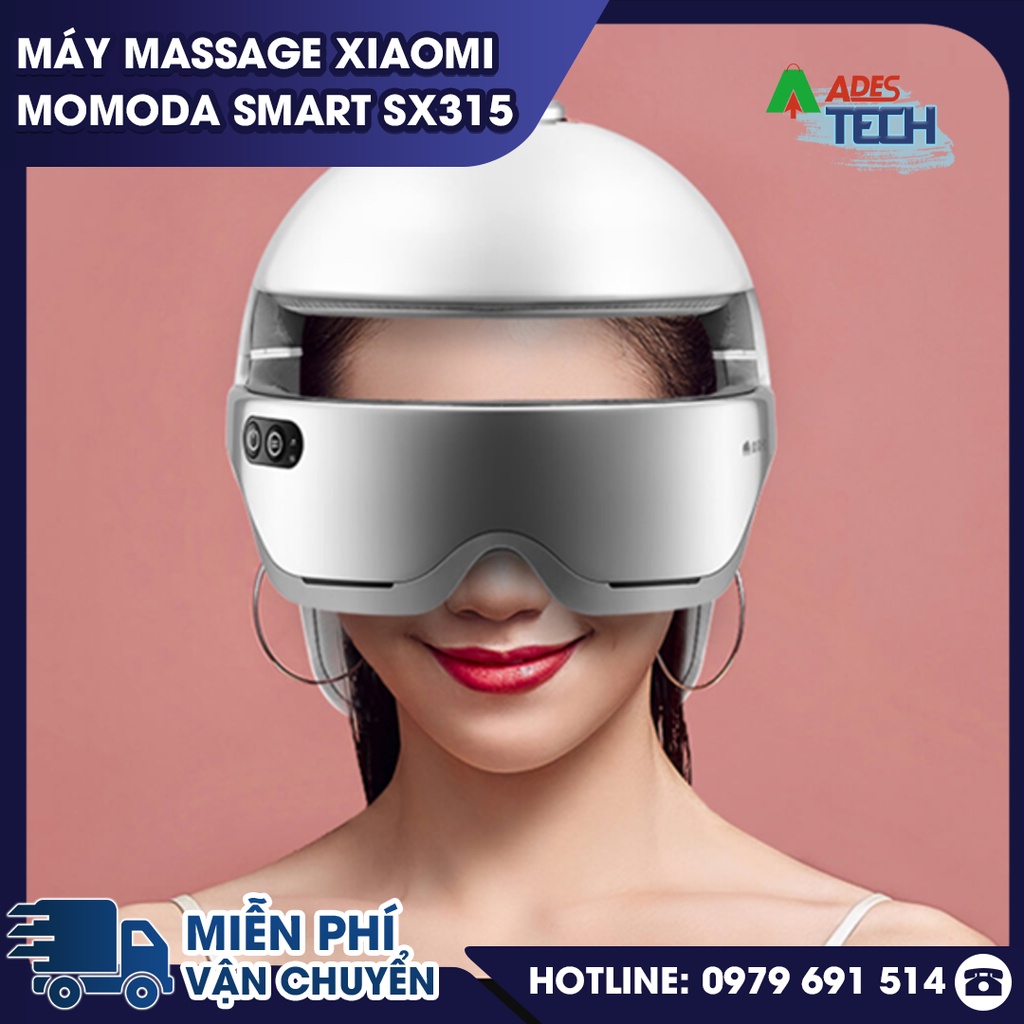 Máy Massage Đầu Xiaomi Momoda Smart SX315 3in1 - Massage Cổ Đầu Mắt - Bảo Hành Chính Hãng 6 Tháng