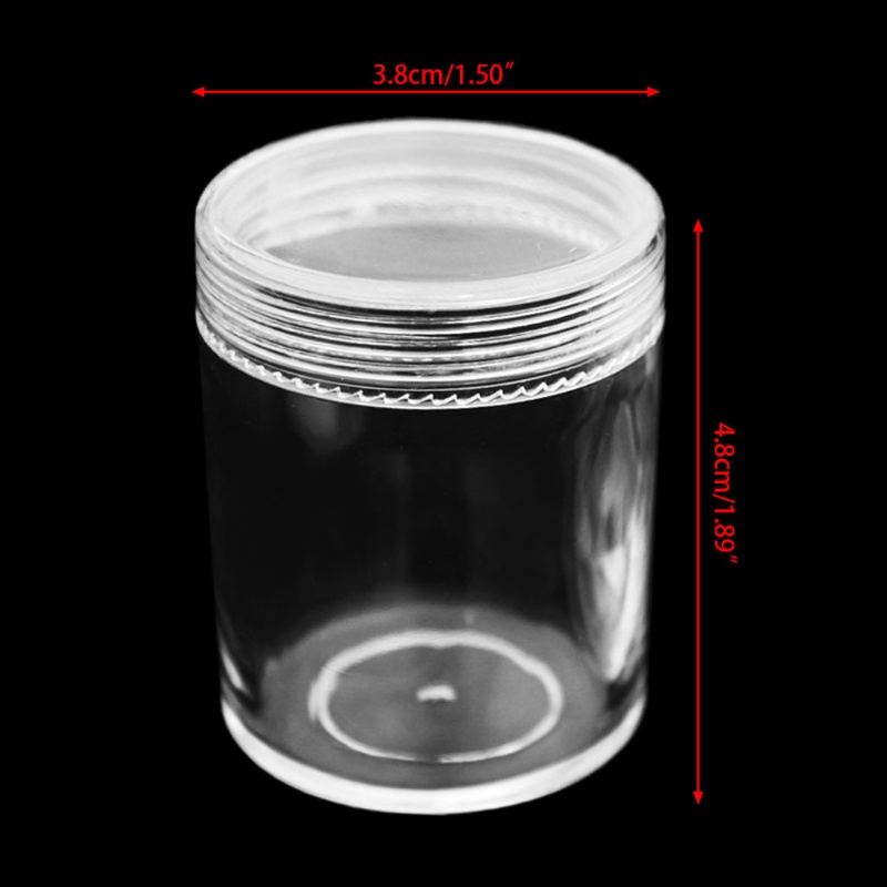 ✿ Chai Nhựa Trong Suốt 3.4oz Đựng Đồ Chơi Chất Nhờn Ma Quái Kèm Nắp Đậy Tiện Dụng