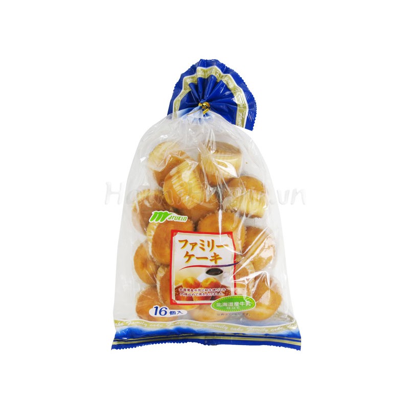 BÁNH BÔNG LAN MARUKIN FAMILY CAKE 307G (16 CÁI) - Hachi Hachi Japan Shop