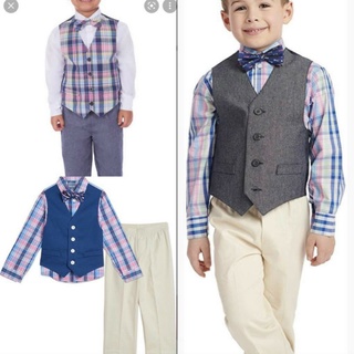Set đồ vest 4 chi tiết cho bé trai